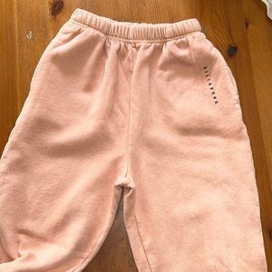 Billabong peach sweatpants size small